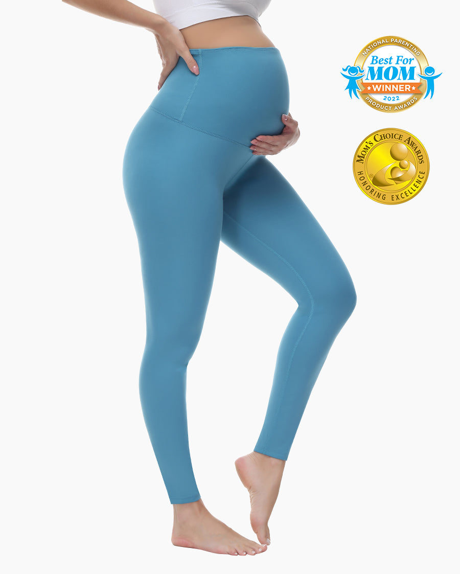 Women's Maternity Leggings Ultra-Soft Pregnancy Yoga Pants Over The Bump Thermal Bottom Underwear Workout Leggings