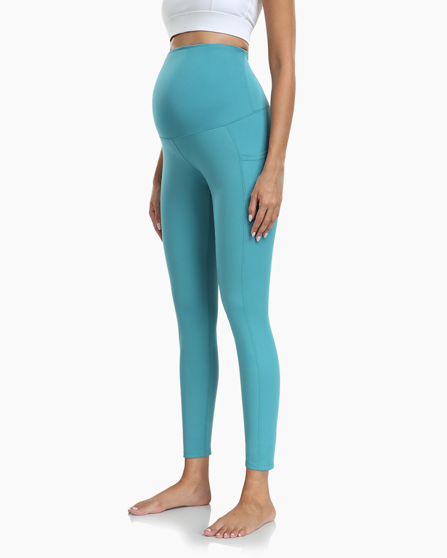 Women's Maternity Leggings Ultra-Soft Pregnancy Yoga Pants Over The Bump Thermal Bottom Underwear Workout Leggings