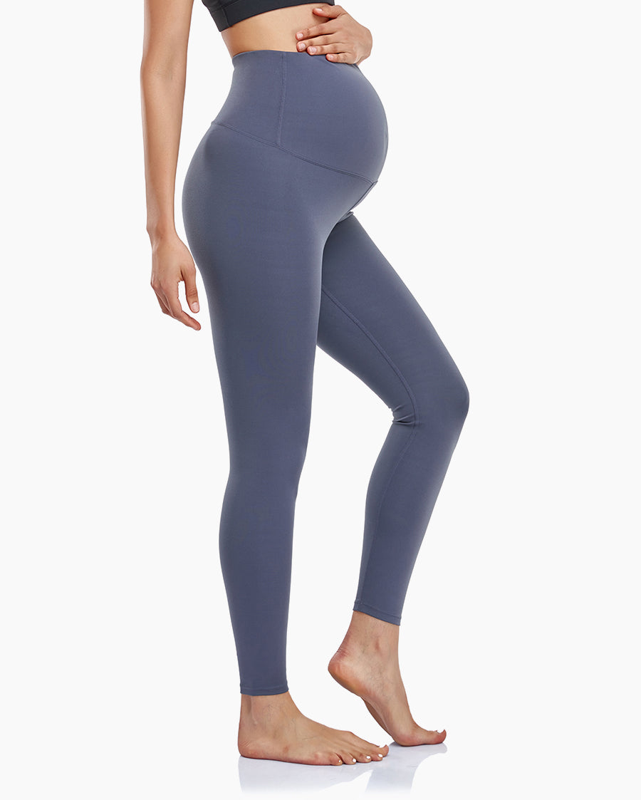 Women's Maternity Leggings Ultra-Soft Pregnancy Yoga Pants Over The Bump Thermal Bottom Underwear Workout Leggings