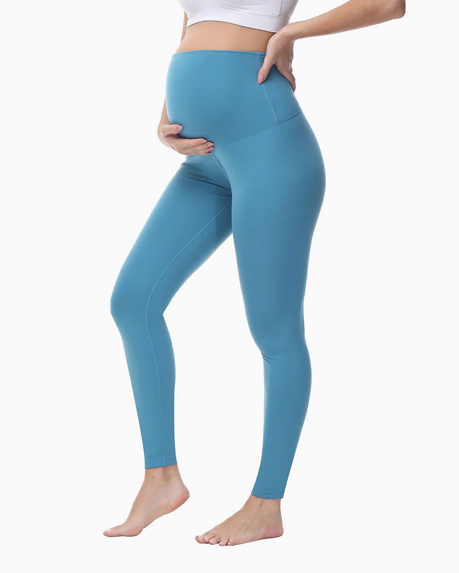 Women's Maternity Leggings Ultra-Soft Pregnancy Yoga Pants Over The Bump Thermal Bottom Underwear Workout Leggings