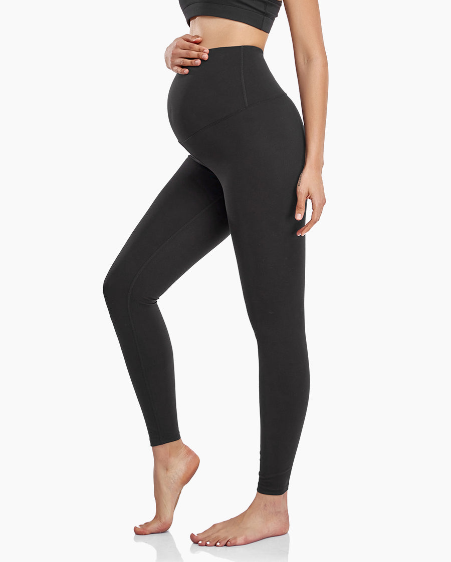 Women's Maternity Leggings Ultra-Soft Pregnancy Yoga Pants Over The Bump Thermal Bottom Underwear Workout Leggings