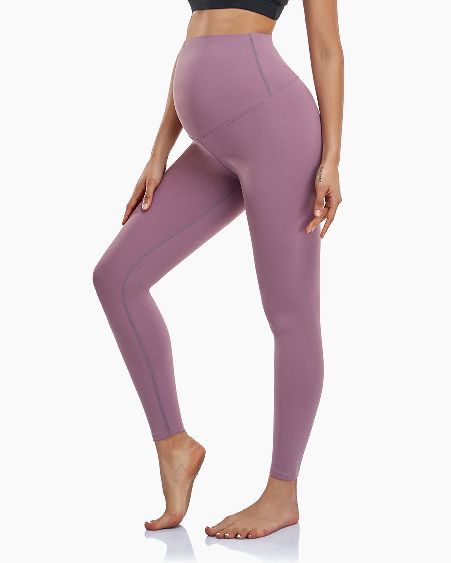 Women's Maternity Leggings Ultra-Soft Pregnancy Yoga Pants Over The Bump Thermal Bottom Underwear Workout Leggings