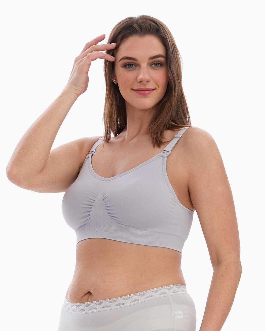 HOFISH 3PACK Full Bust Seamless Nursing Maternity Bras Bralette