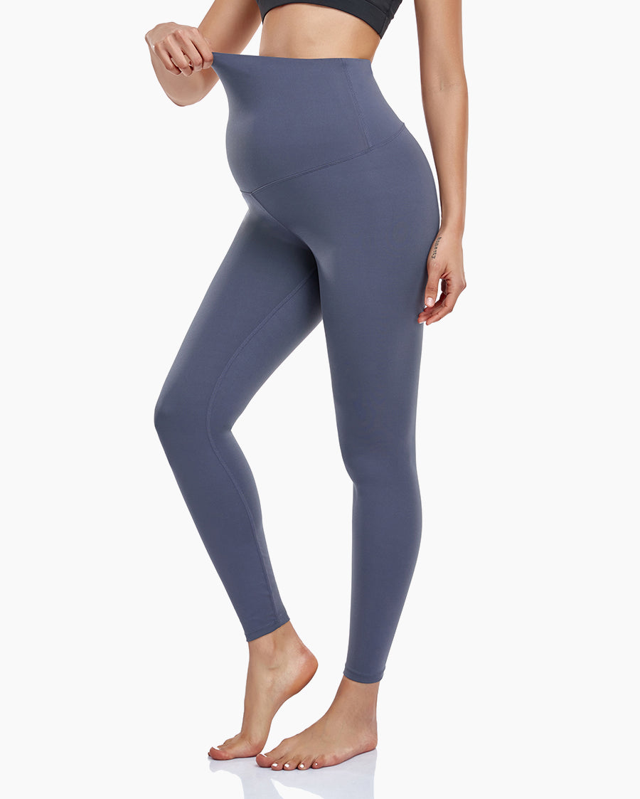 Women's Maternity Leggings Ultra-Soft Pregnancy Yoga Pants Over The Bump Thermal Bottom Underwear Workout Leggings