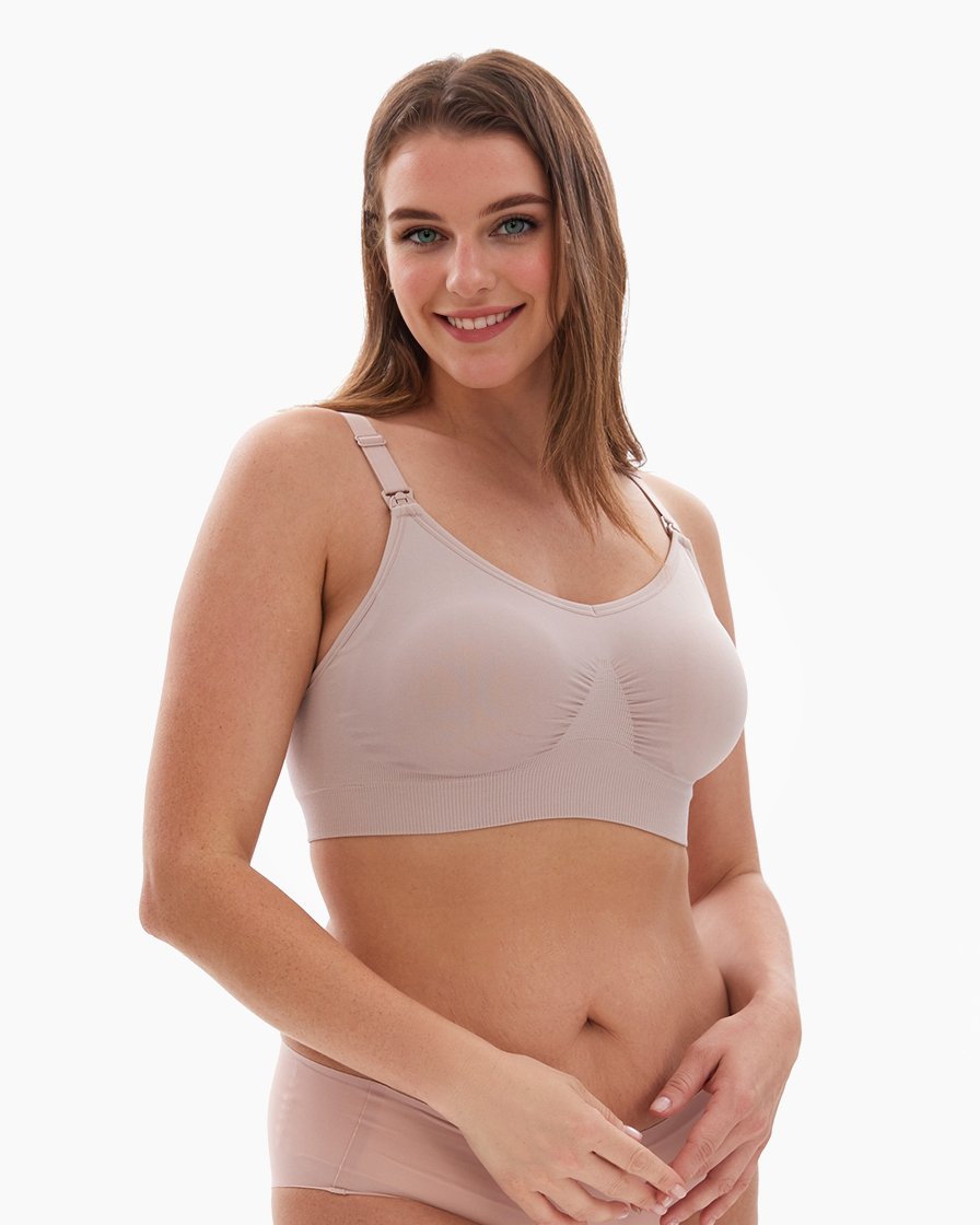 HOFISH 3PACK Full Bust Seamless Nursing Maternity Bras Bralette