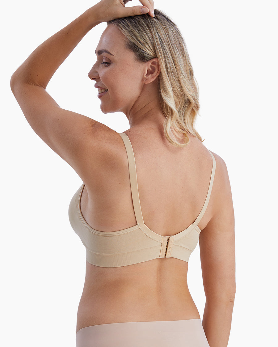 HOFISH Maternity Nursing Bra for Breastfeeding Pregnancy Wireless Bralette