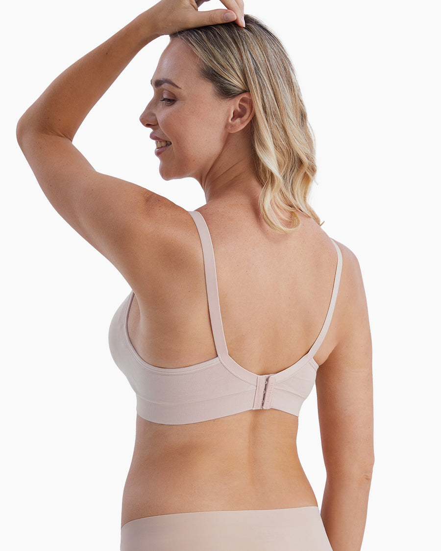 HOFISH Maternity Nursing Bra for Breastfeeding Pregnancy Wireless Bralette