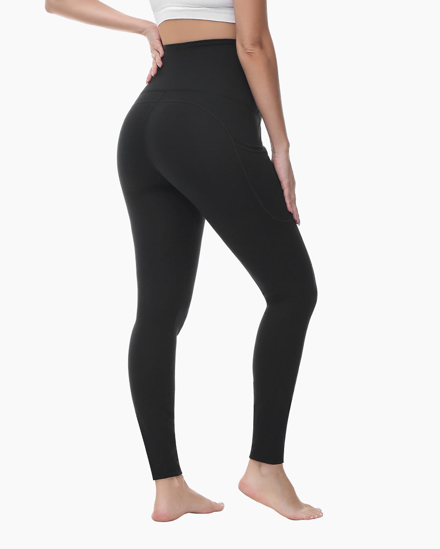 Women's Maternity Leggings Ultra-Soft Pregnancy Yoga Pants Over The Bump Thermal Bottom Underwear Workout Leggings