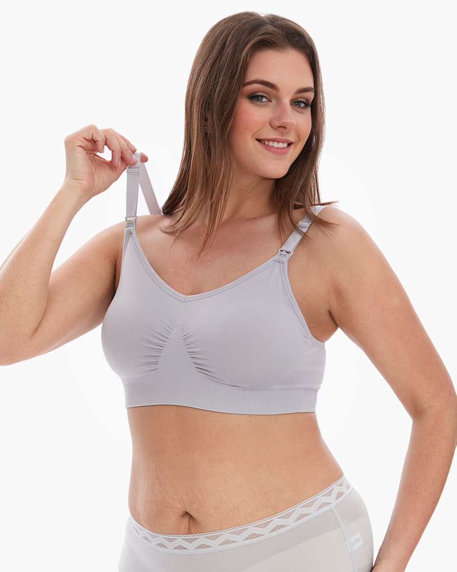 HOFISH 3PACK Full Bust Seamless Nursing Maternity Bras Bralette