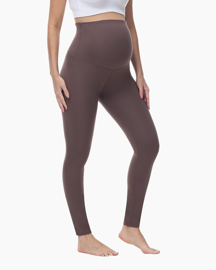 Women's Maternity Leggings Ultra-Soft Pregnancy Yoga Pants Over The Bump Thermal Bottom Underwear Workout Leggings