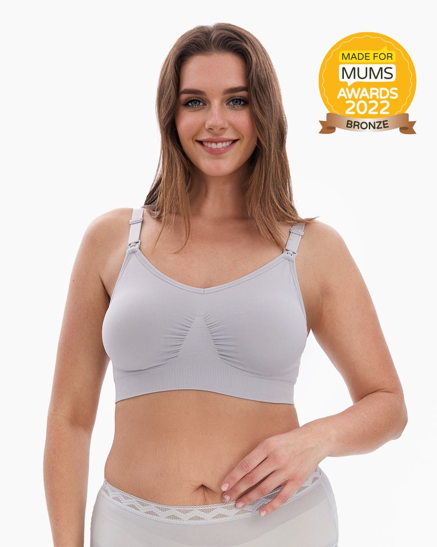 HOFISH 3PACK Full Bust Seamless Nursing Maternity Bras Bralette