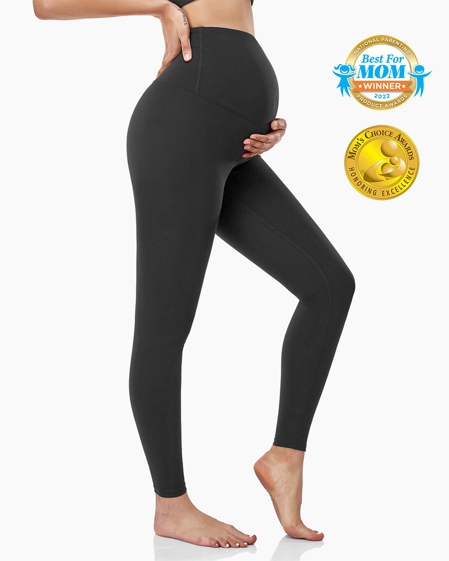 Women's Maternity Leggings Ultra-Soft Pregnancy Yoga Pants Over The Bump Thermal Bottom Underwear Workout Leggings