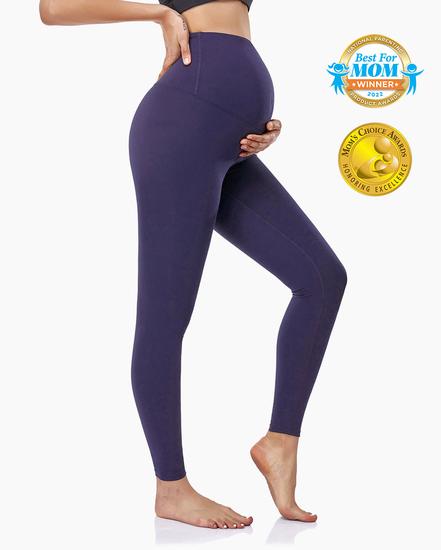 Women's Maternity Leggings Ultra-Soft Pregnancy Yoga Pants Over The Bump Thermal Bottom Underwear Workout Leggings