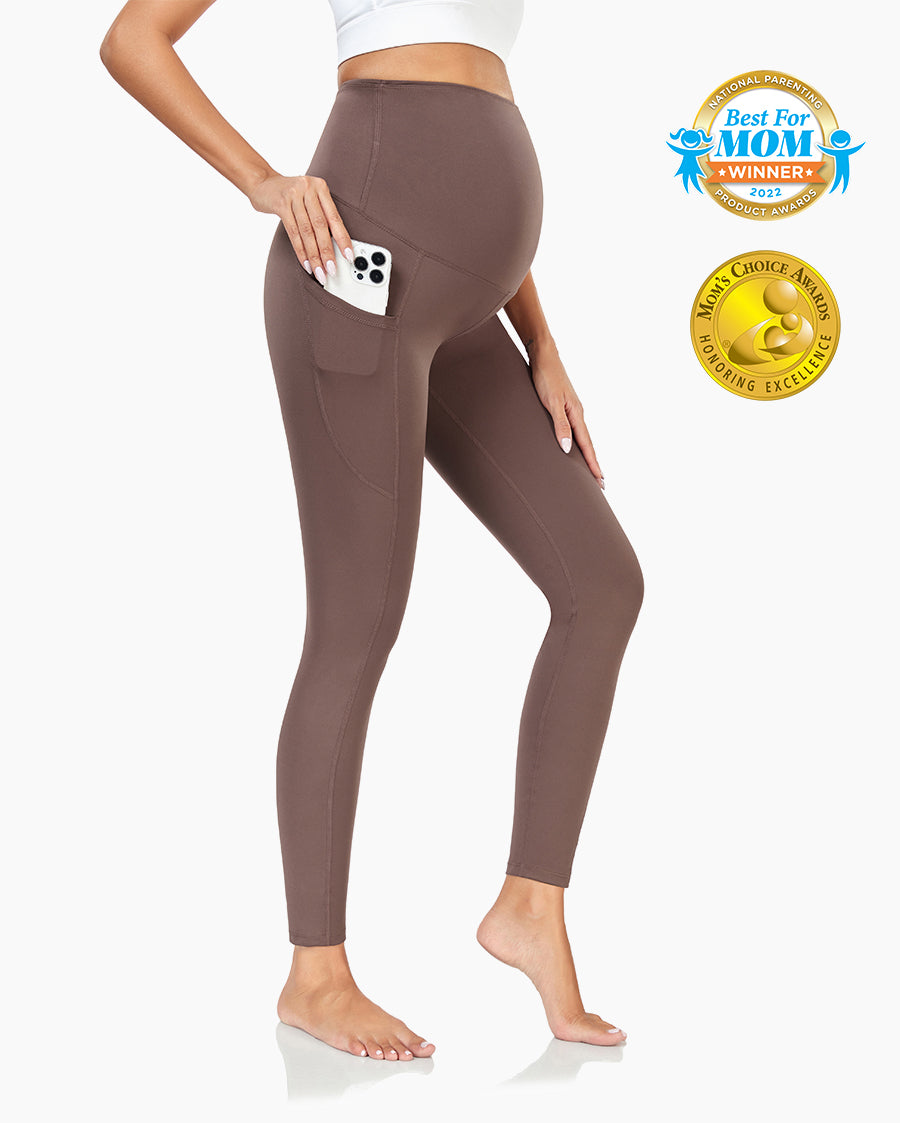 Women's Maternity Leggings Ultra-Soft Pregnancy Yoga Pants Over The Bump Thermal Bottom Underwear Workout Leggings