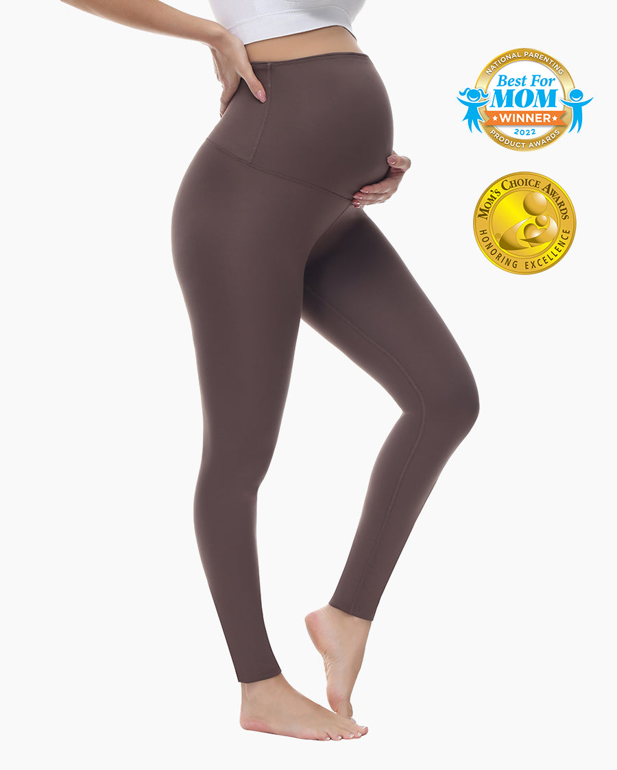 Women's Maternity Leggings Ultra-Soft Pregnancy Yoga Pants Over The Bump Thermal Bottom Underwear Workout Leggings