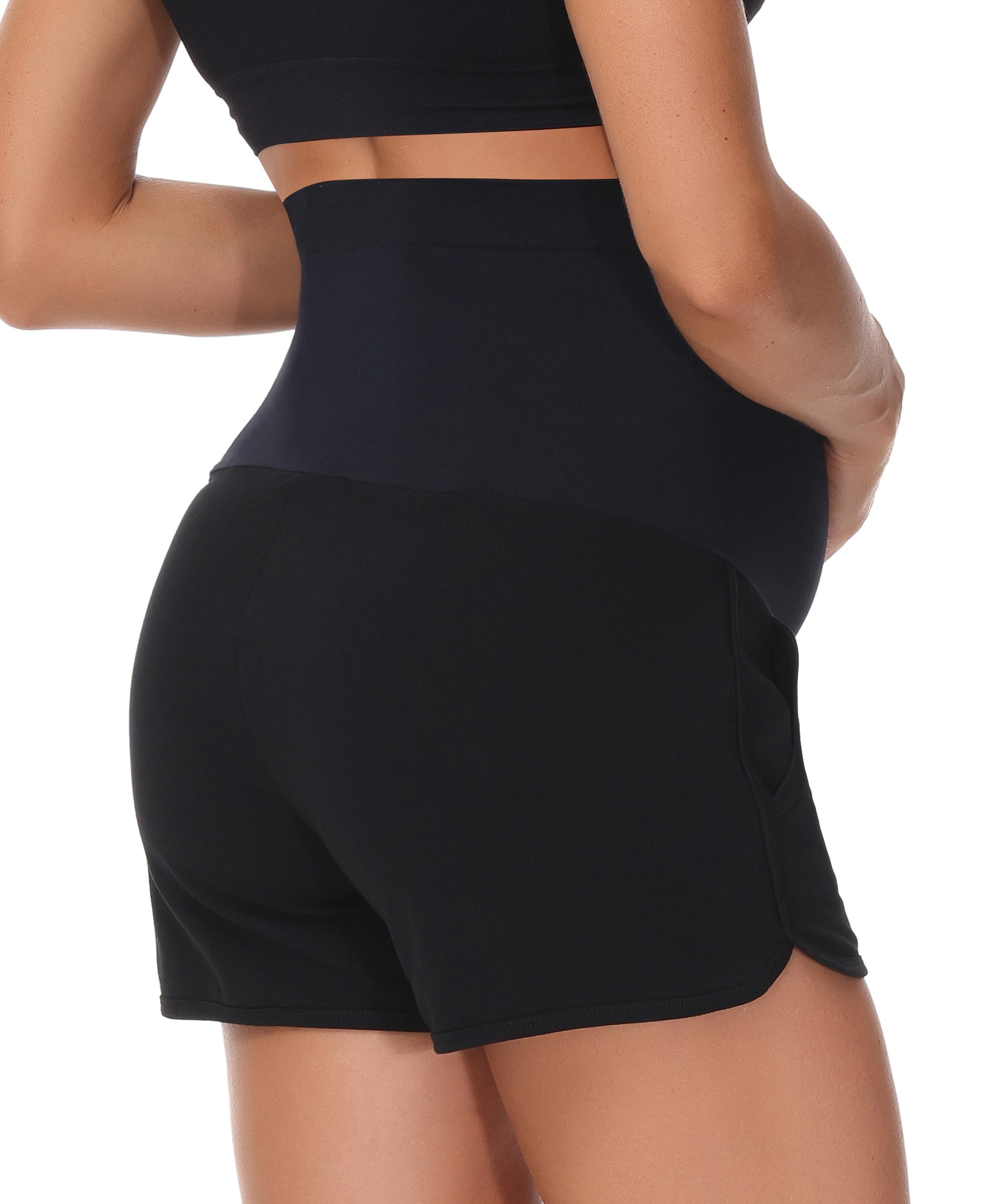 Seluar Pendek Bersalin Over The Belly