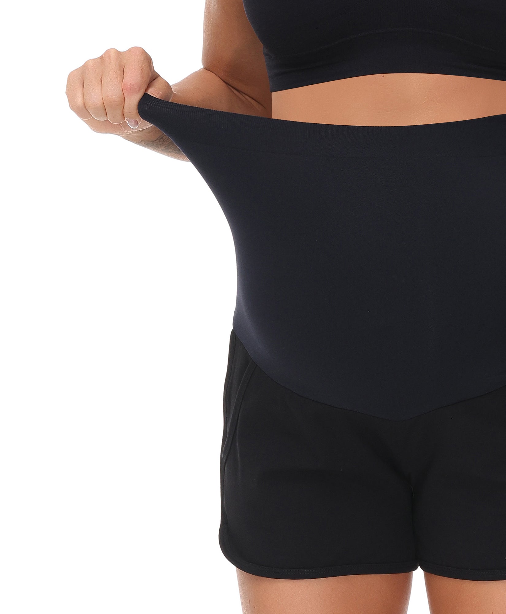 Seluar Pendek Bersalin Over The Belly