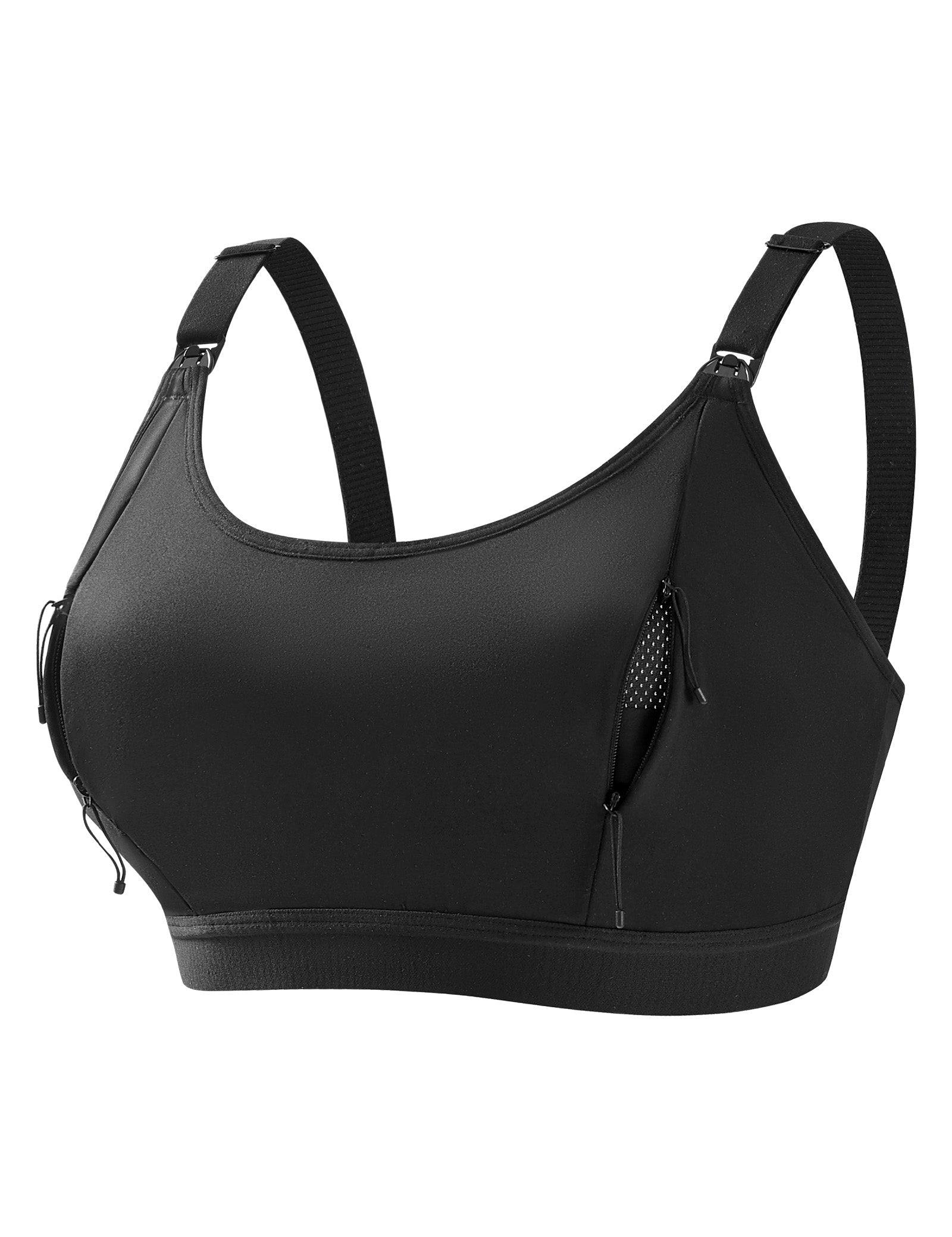 Mengepam Bra Bebas Tangan Zip Membuka ZipPam Bra Bra Kejururawatan Lancar untuk Menyusu Sokongan Kejururawatan &amp; Mengepam Bra dalam Satu