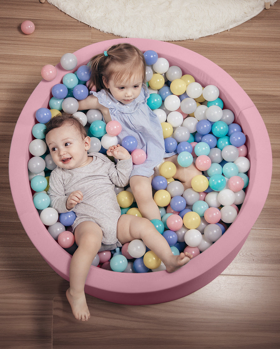 HOFISH Foam Ball Pit for Children Toddlers,Baby Playpen Pool Soft Round Designed Easy to Clean or Install,Ideal Gift Babies Infants Indoor and Outdoor Game- (Balls NOT Included)