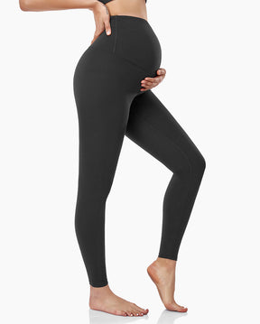 Women's Maternity Leggings Ultra-Soft Pregnancy Yoga Pants Over The Bump Thermal Bottom Underwear Workout Leggings