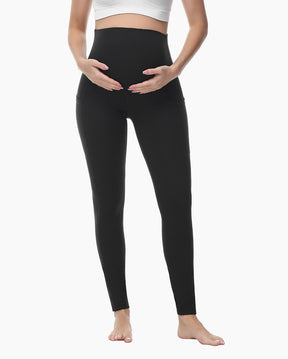 Women's Maternity Leggings Ultra-Soft Pregnancy Yoga Pants Over The Bump Thermal Bottom Underwear Workout Leggings