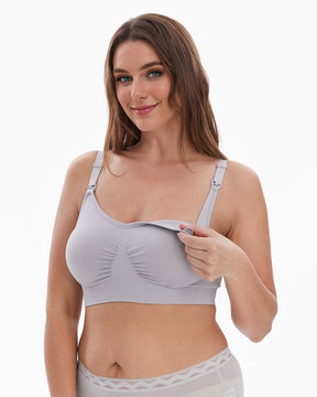 HOFISH 3PACK Full Bust Seamless Nursing Maternity Bras Bralette