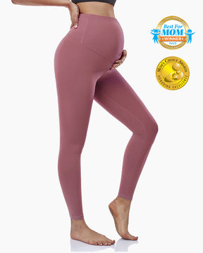 Women's Maternity Leggings Ultra-Soft Pregnancy Yoga Pants Over The Bump Thermal Bottom Underwear Workout Leggings