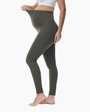 Women's Maternity Leggings Ultra-Soft Pregnancy Yoga Pants Over The Bump Thermal Bottom Underwear Workout Leggings