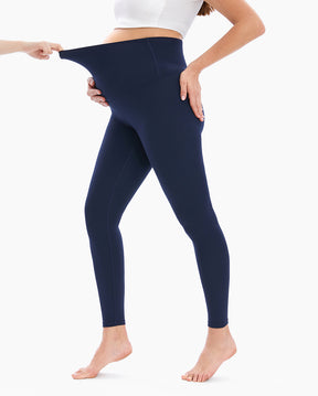 Women's Maternity Leggings Ultra-Soft Pregnancy Yoga Pants Over The Bump Thermal Bottom Underwear Workout Leggings