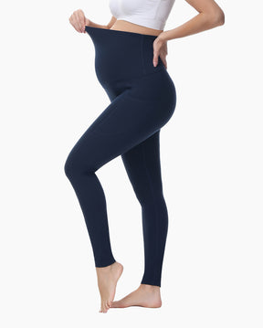 Women's Maternity Leggings Ultra-Soft Pregnancy Yoga Pants Over The Bump Thermal Bottom Underwear Workout Leggings