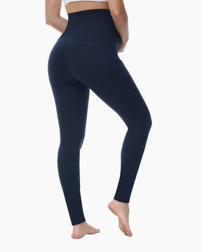 Women's Maternity Leggings Ultra-Soft Pregnancy Yoga Pants Over The Bump Thermal Bottom Underwear Workout Leggings