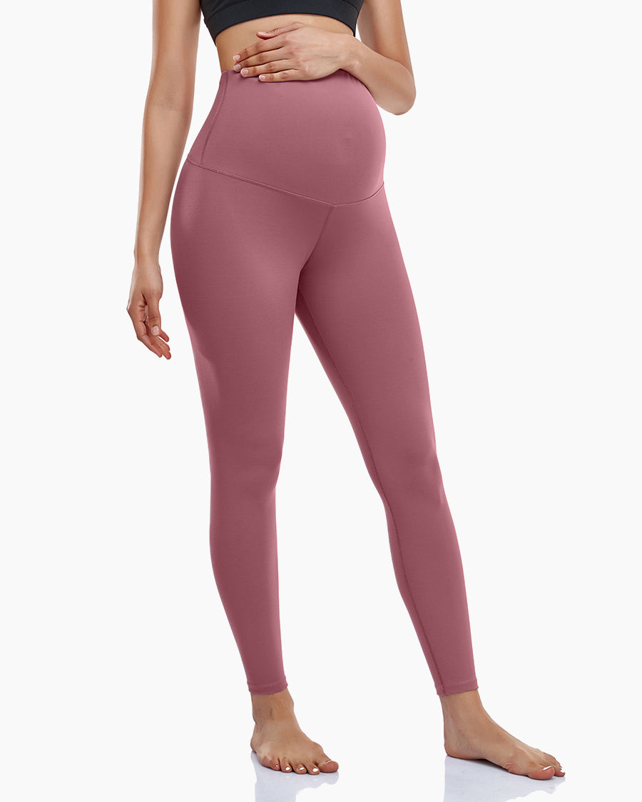 Women's Maternity Leggings Ultra-Soft Pregnancy Yoga Pants Over The Bump Thermal Bottom Underwear Workout Leggings