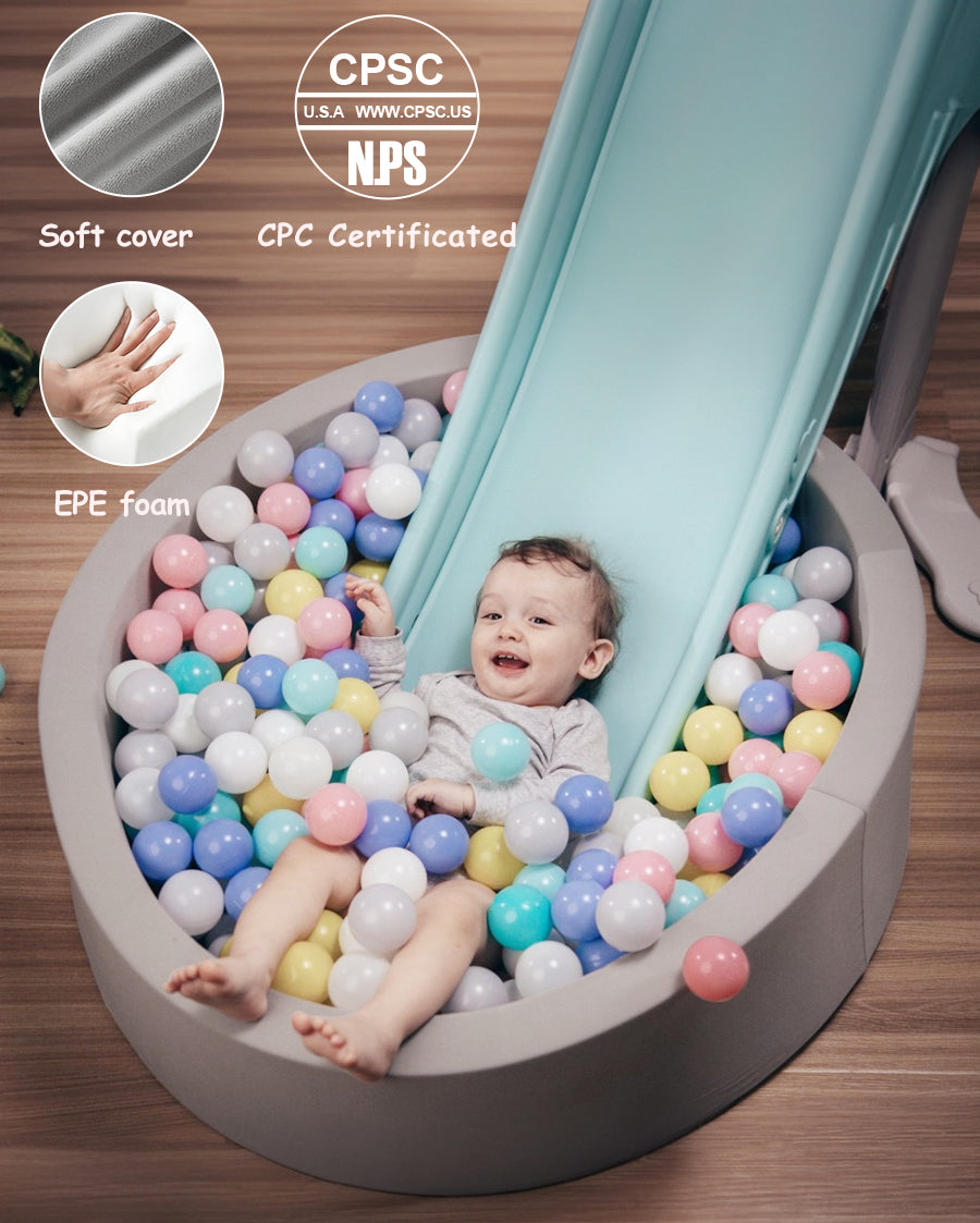 HOFISH Foam Ball Pit for Children Toddlers,Baby Playpen Pool Soft Round Designed Easy to Clean or Install,Ideal Gift Babies Infants Indoor and Outdoor Game- (Balls NOT Included)