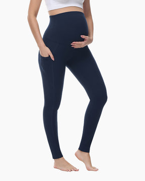 Women's Maternity Leggings Ultra-Soft Pregnancy Yoga Pants Over The Bump Thermal Bottom Underwear Workout Leggings