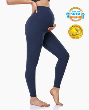 Women's Maternity Leggings Ultra-Soft Pregnancy Yoga Pants Over The Bump Thermal Bottom Underwear Workout Leggings