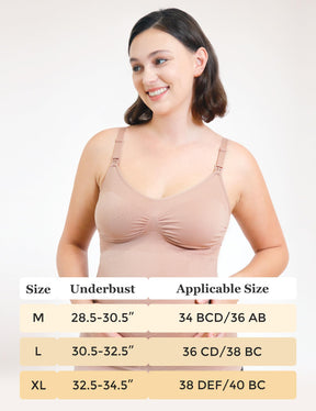 HOFISH Support Nursing Tank Tops for Breastfeeding, Comfort Stretch Maternity Camisoles