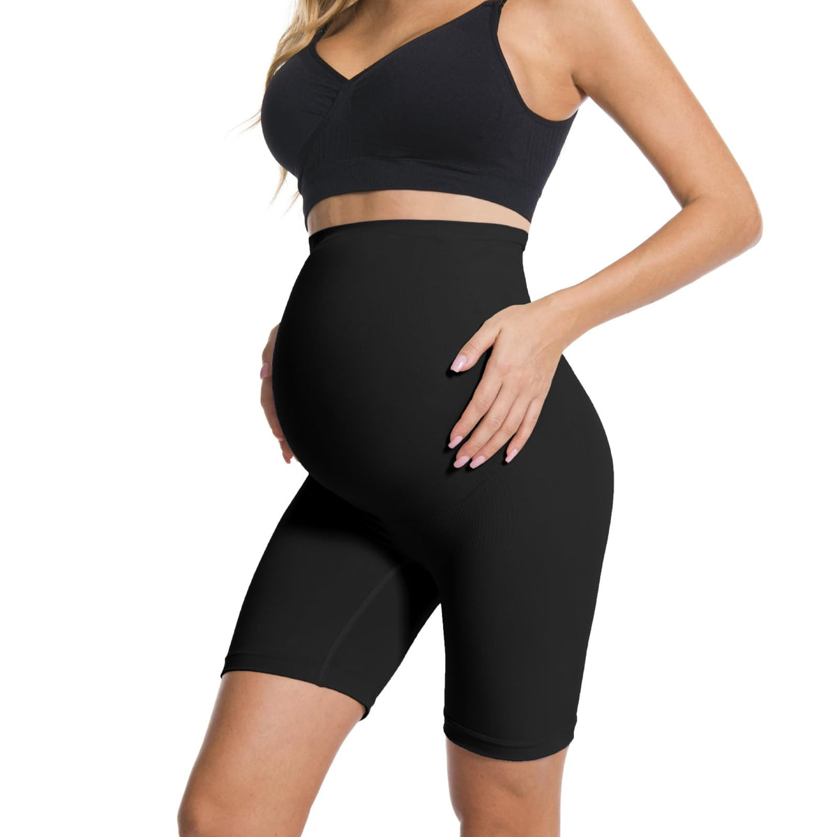 HOFISH Seamless Maternity Support Underwear (Over Bump)