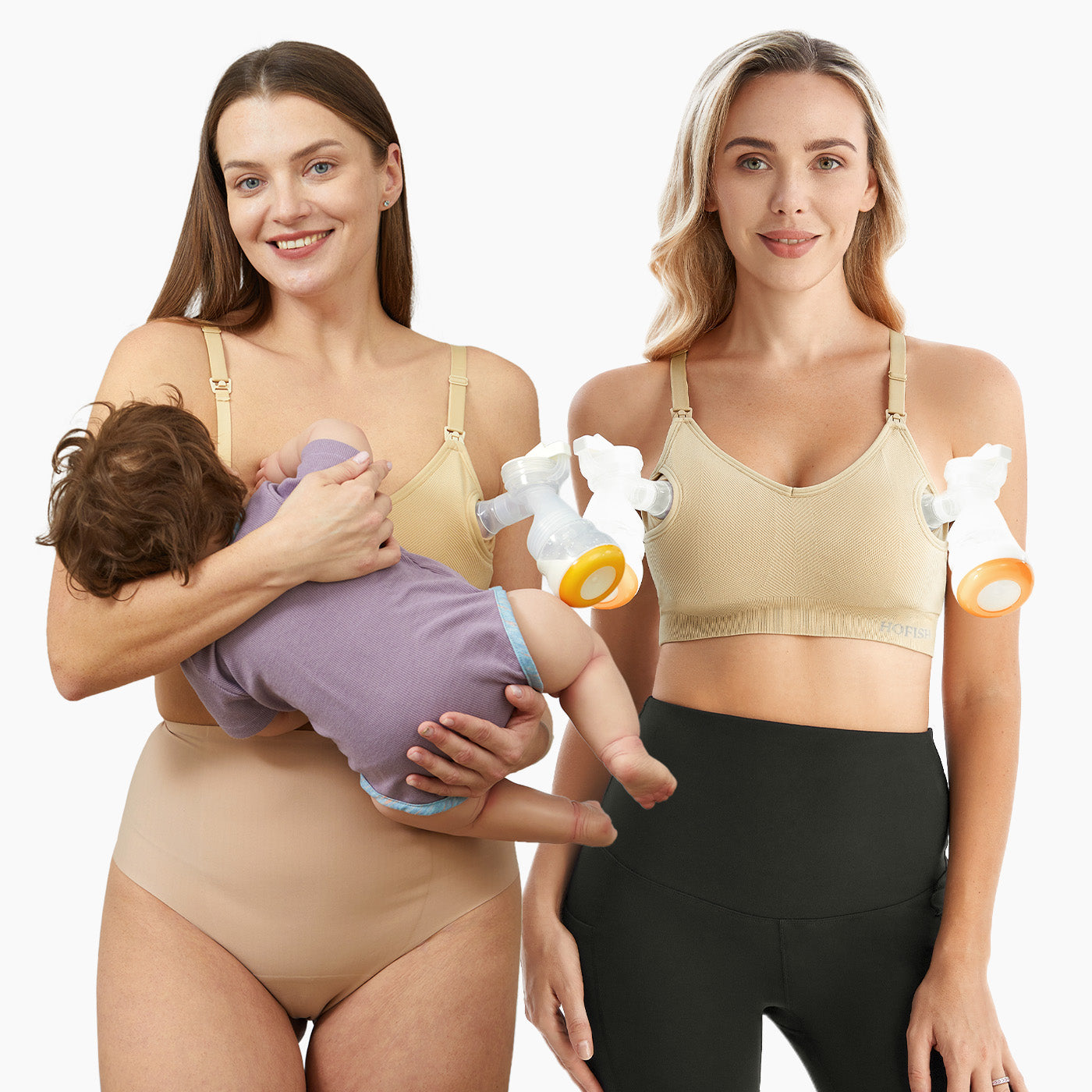 EHQJNJ Nursing Bras for Breastfeeding Women'S Thin Large Chest