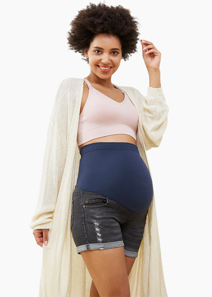 Women's Maternity Leggings Ultra-Soft Pregnancy Yoga Pants Over The Bump  Thermal Bottom Underwear Workout Leggings