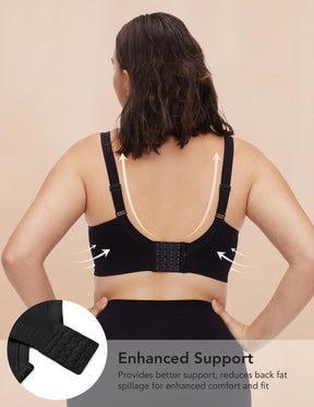 Pumping Bra Hands Free Seamless Comfort PatentedClasps Nursing and Pumping Bra in One Breast Pump Bra All Day Wear