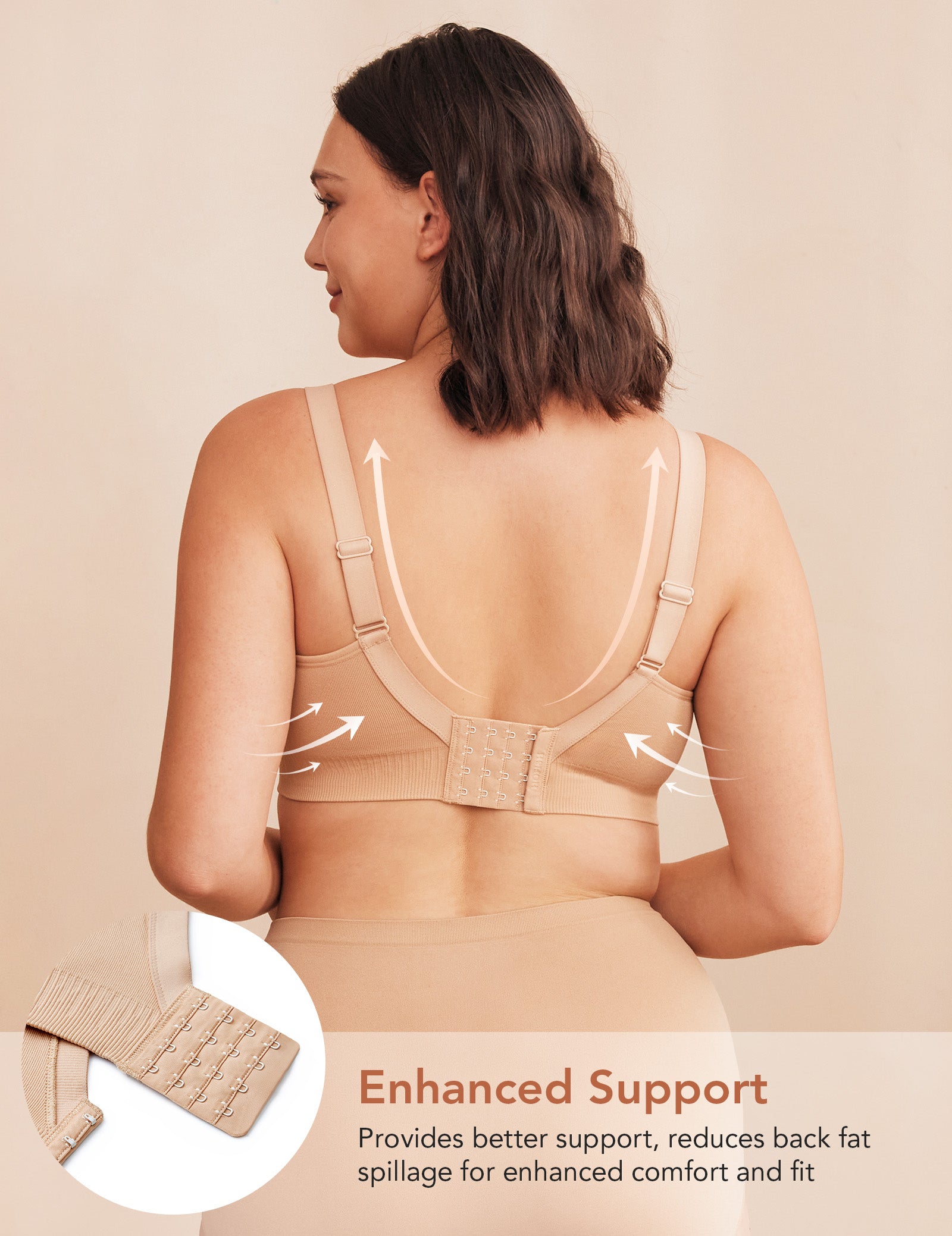 Pumping Bra Hands Free Seamless Comfort PatentedClasps Nursing and Pumping Bra in One Breast Pump Bra All Day Wear