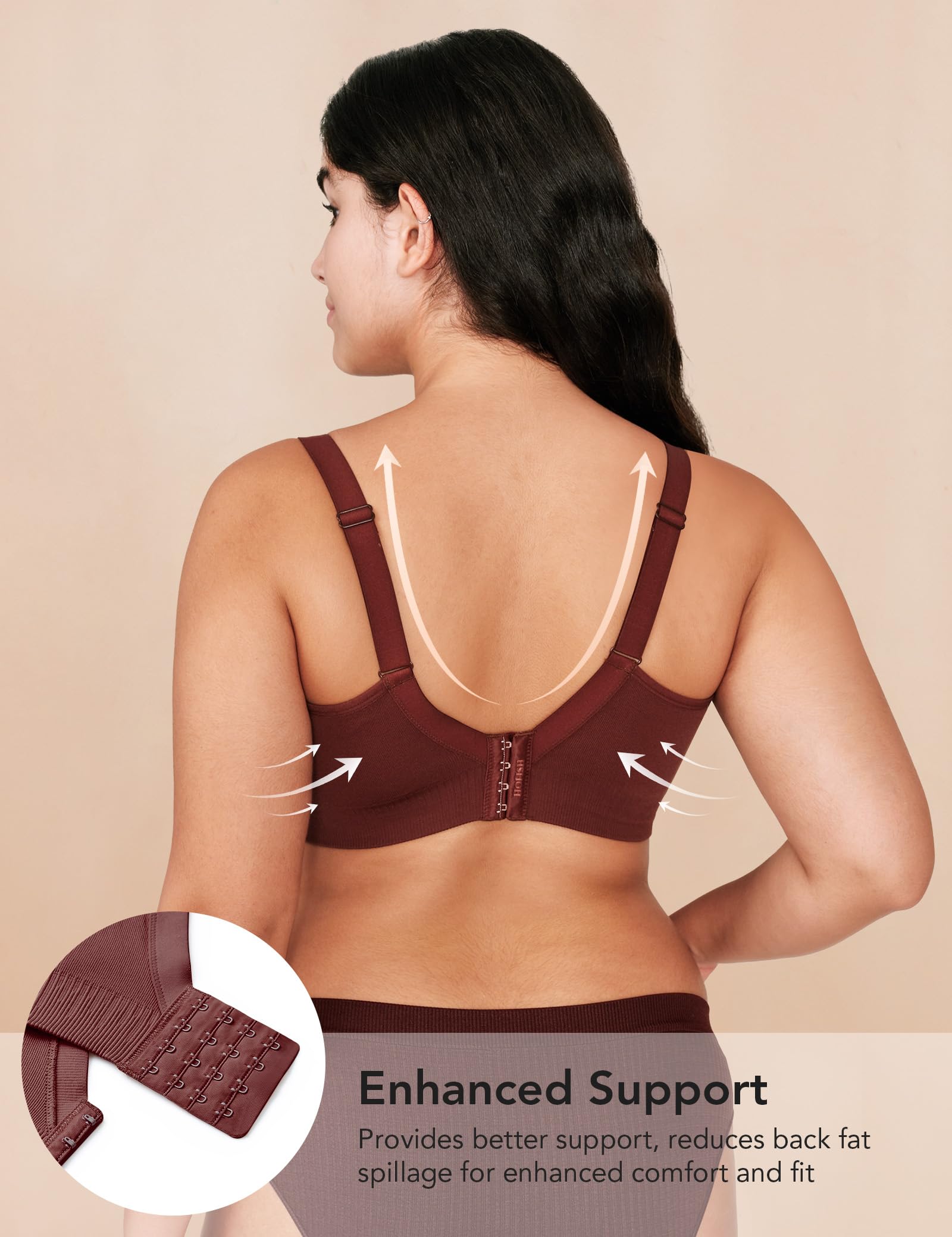 Pumping Bra Hands Free Seamless Comfort PatentedClasps Nursing and Pumping Bra in One Breast Pump Bra All Day Wear