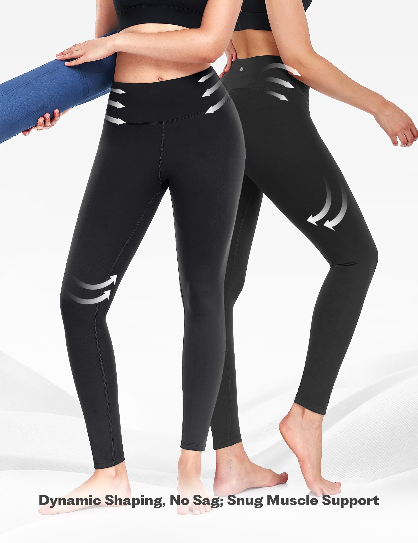 Legging Bersalin Kulit Tiruan HOFISH untuk Wanita Di Atas Perut Seluar Senaman Yoga Kehamilan Pinggang Tinggi