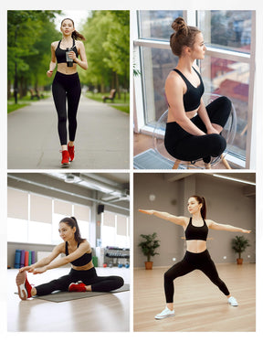 Legging Bersalin Kulit Tiruan HOFISH untuk Wanita Di Atas Perut Seluar Senaman Yoga Kehamilan Pinggang Tinggi