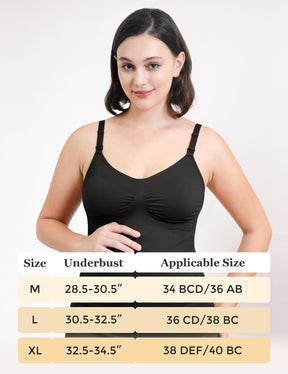 HOFISH Support Nursing Tank Tops for Breastfeeding, Comfort Stretch Maternity Camisoles