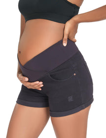 Women's Super Comfy Maternity Skinny  Shorts 51