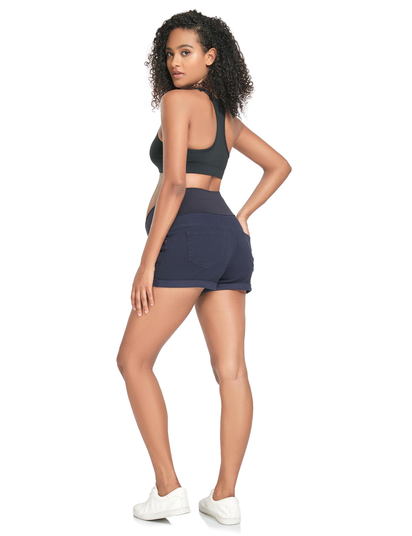 Women's Super Comfy Maternity Skinny  Shorts 51
