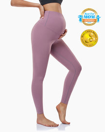 Women's Maternity Leggings Ultra-Soft Pregnancy Yoga Pants Over The Bump Thermal Bottom Underwear Workout Leggings