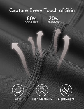 HOFISH Maternity Shorts for Women Over The Belly Pregancy Biker Shorts Workout Active Running Short Pants with Pockets