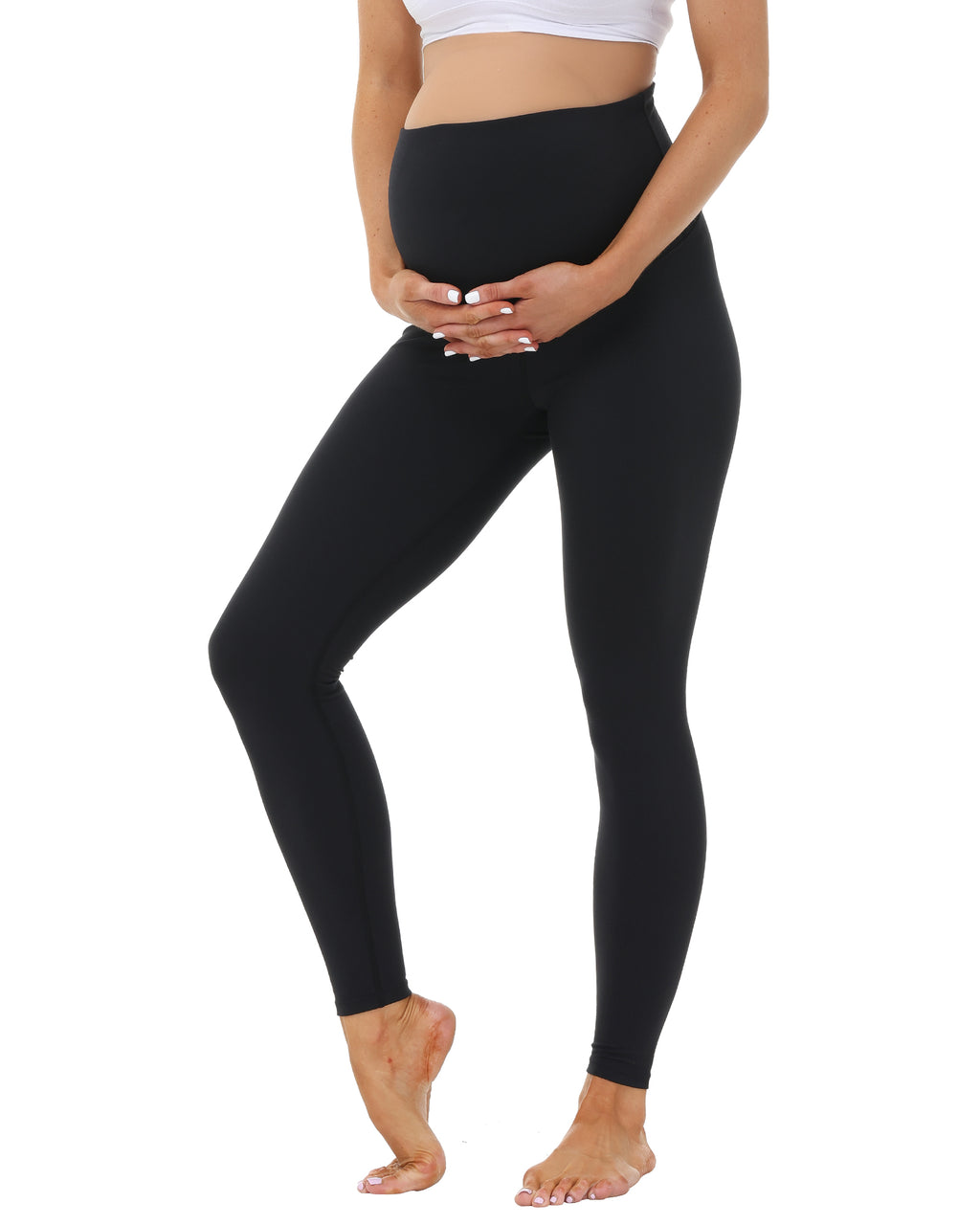  Maternity Leggings Dark Gray Leggings Women Thermal